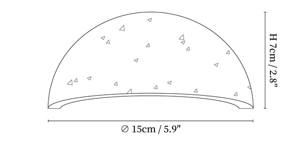 Stone Dusk Wall Light