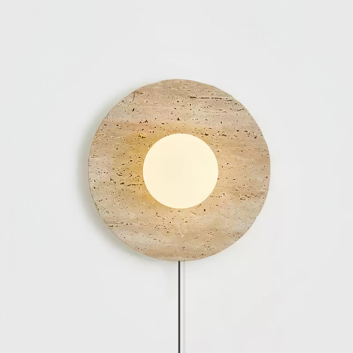 Stone Eclipse Plug - in Wall Light