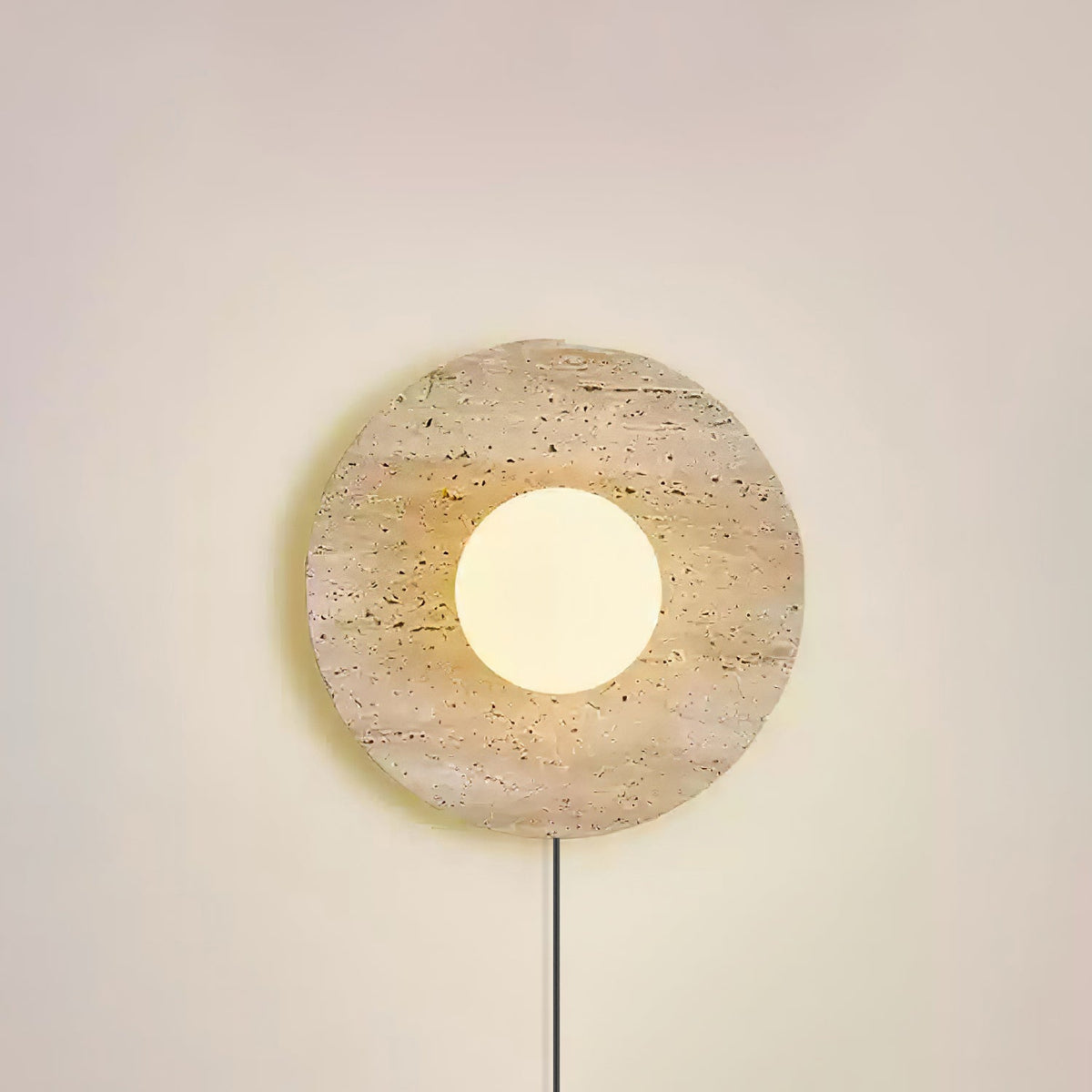 Stone Eclipse Plug - in Wall Light