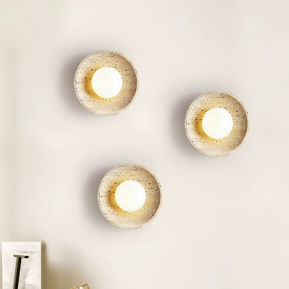 Stone Eclipse Plug - in Wall Light