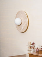 Stone Lunar Eclipse Wall Light