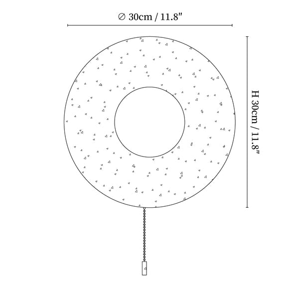 Stone Lunar Eclipse Wall Light