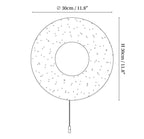 Stone Lunar Eclipse Wall Light