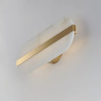 Stone Wall Alabaster LED Sconce