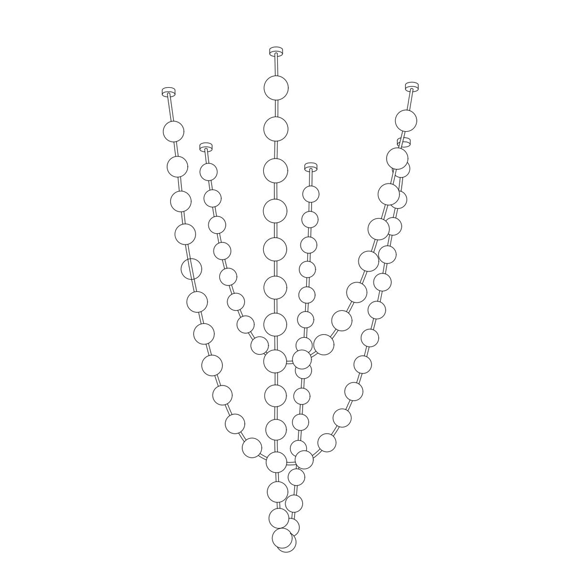 Strand Necklace Chandelier