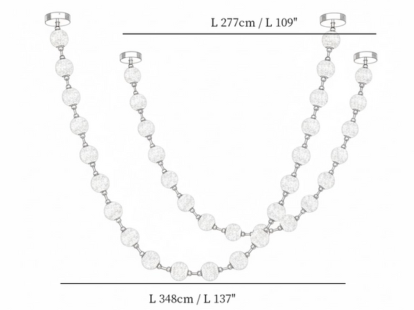 Strand Necklace Chandelier