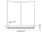 Strata Beam Linear Pendant Lamp