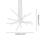 Strata Linear Chandelier