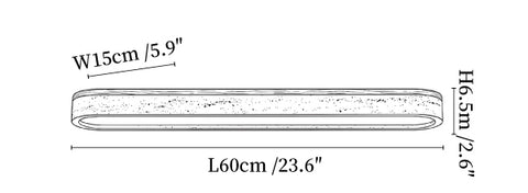 Strata Vein Linear Ceiling Light