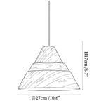 Strata Wood Pendant Lamp