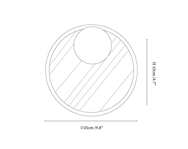 Strato Orbit Wall Light