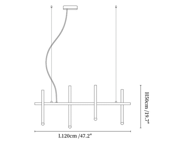 Stratus Line Pendant Lamp