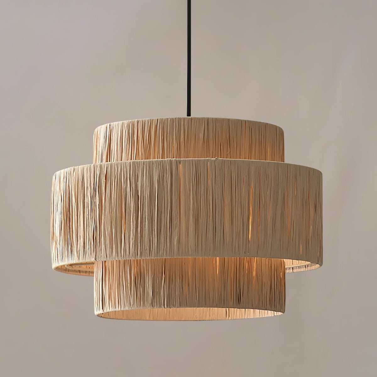Straw Art Pendant Light