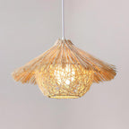 Straw Hat Pendant Light