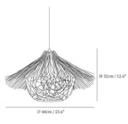 Straw Hat Pendant Light