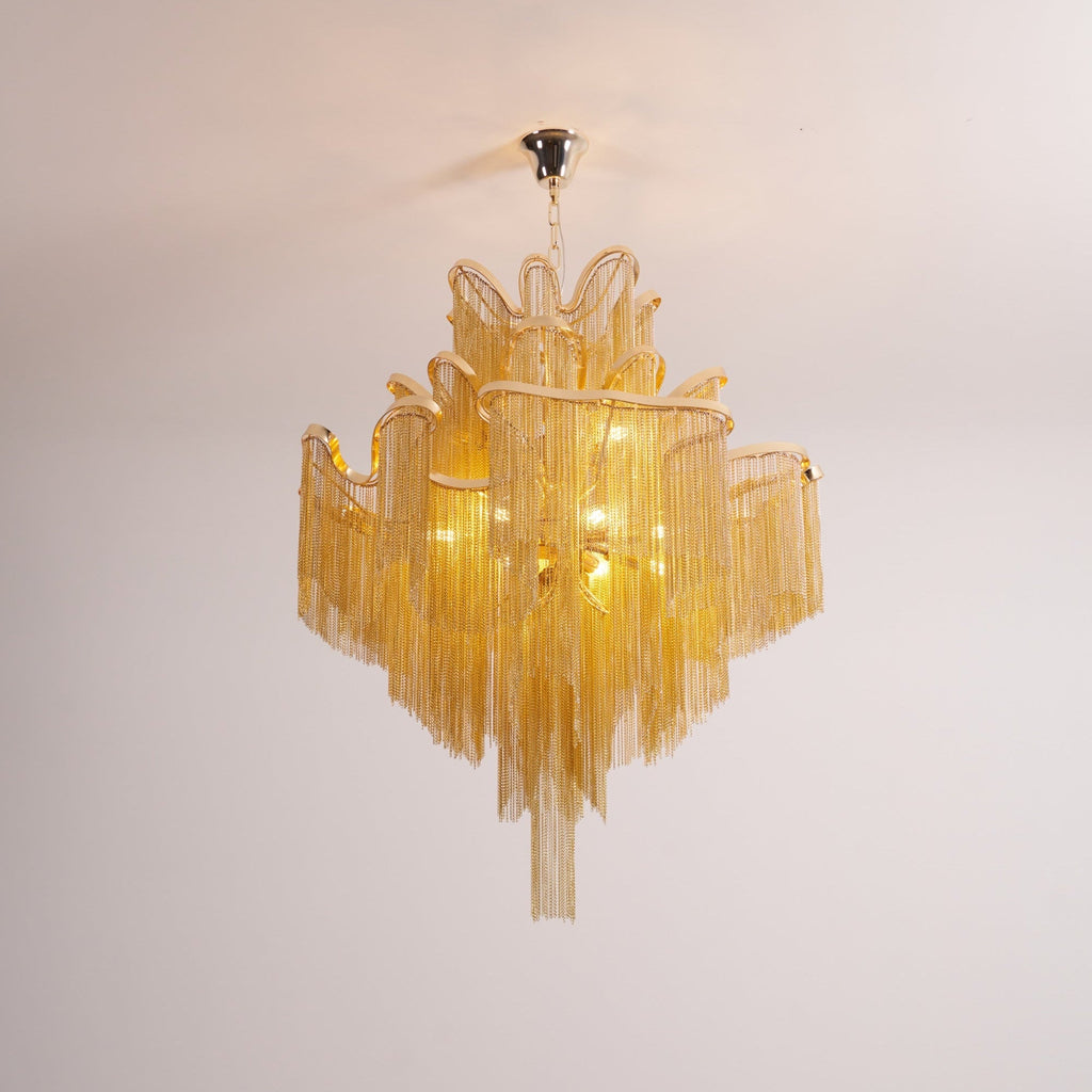 Stream Chain Chandelier