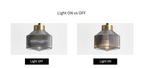 Striped Spinning Top Pendant Light