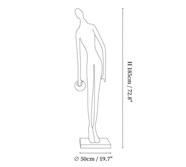 Stroll Sculpture Floor Lamp