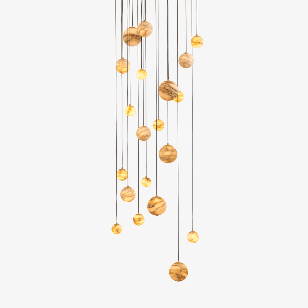Sultana Alabaster Cluster Chandelier
