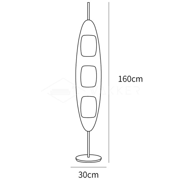 Surfboard Floor Lamp