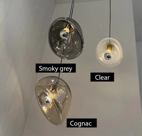 Suspended Water Drop Pendant Lamp