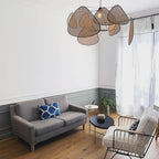 Screen Cannage Pendant Swag Light