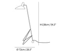 Svelte Noir Floor Lamp