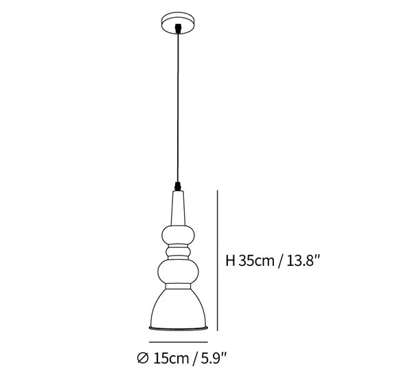 Svelte Noir Pendant Light