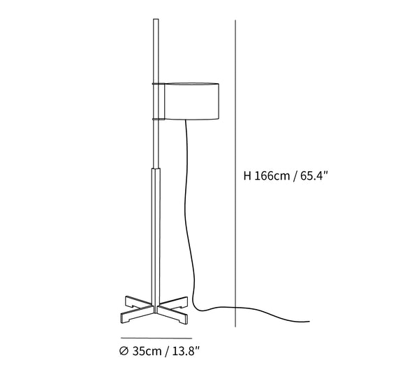 Svelte Silhouette Floor Lamp