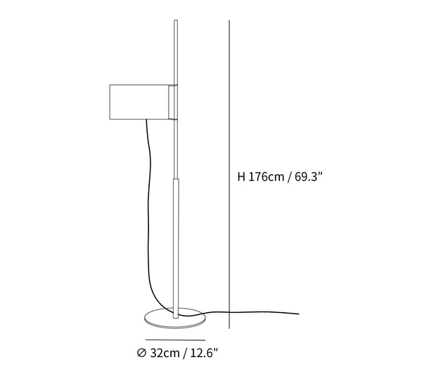 Svelte Silhouette Floor Lamp