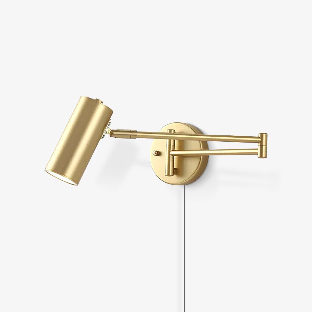 Swing Arm Plug - in Wall Sconce