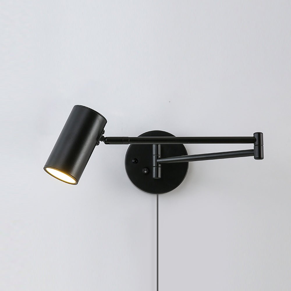 Swing Arm Plug - in Wall Sconce