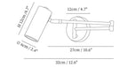 Swing Arm Plug-in Wall Sconce