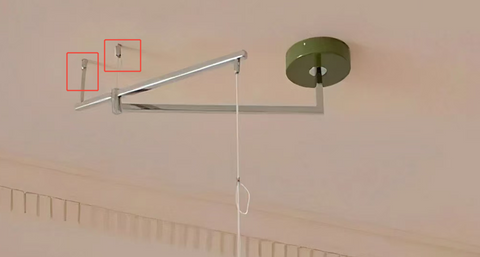 Swing Arm Stone Pendant Light