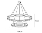 Swirl Chandelier