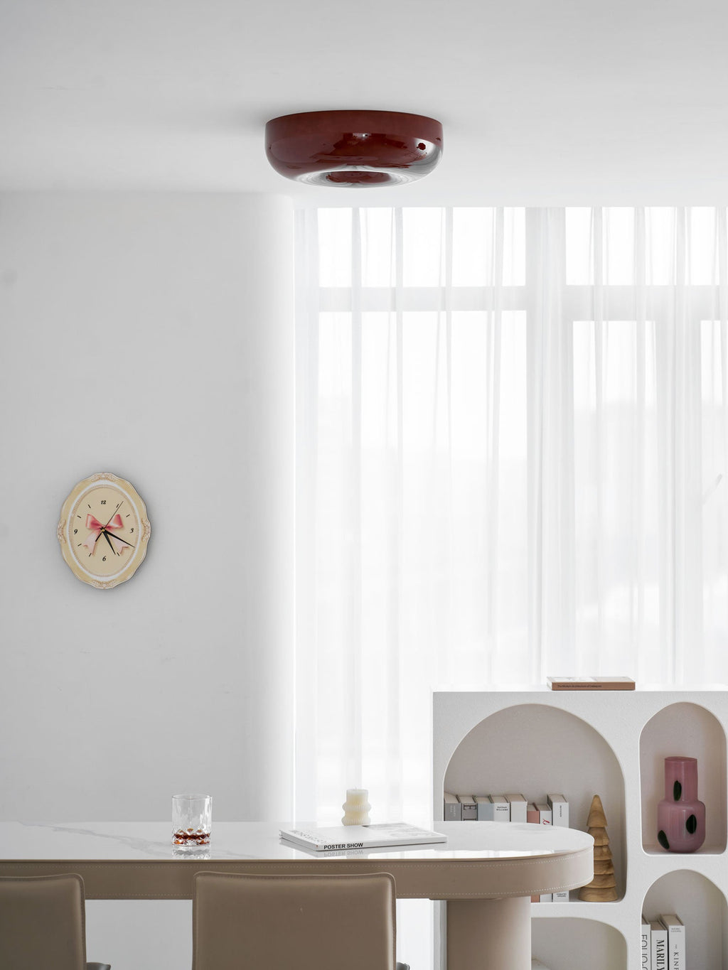 Swirl Glass Ceiling Lamp