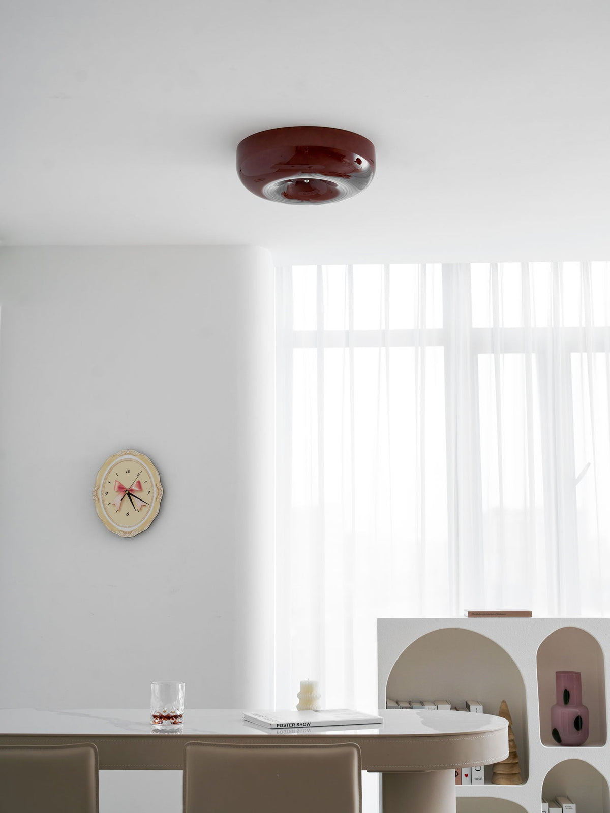 Swirl Glass Ceiling Lamp