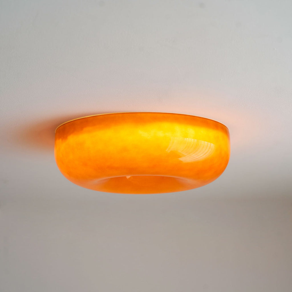 Swirl Glass Ceiling Lamp
