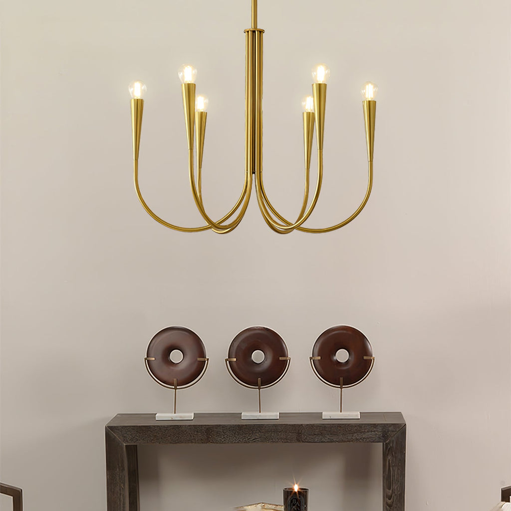 Swoop Arm Chandelier