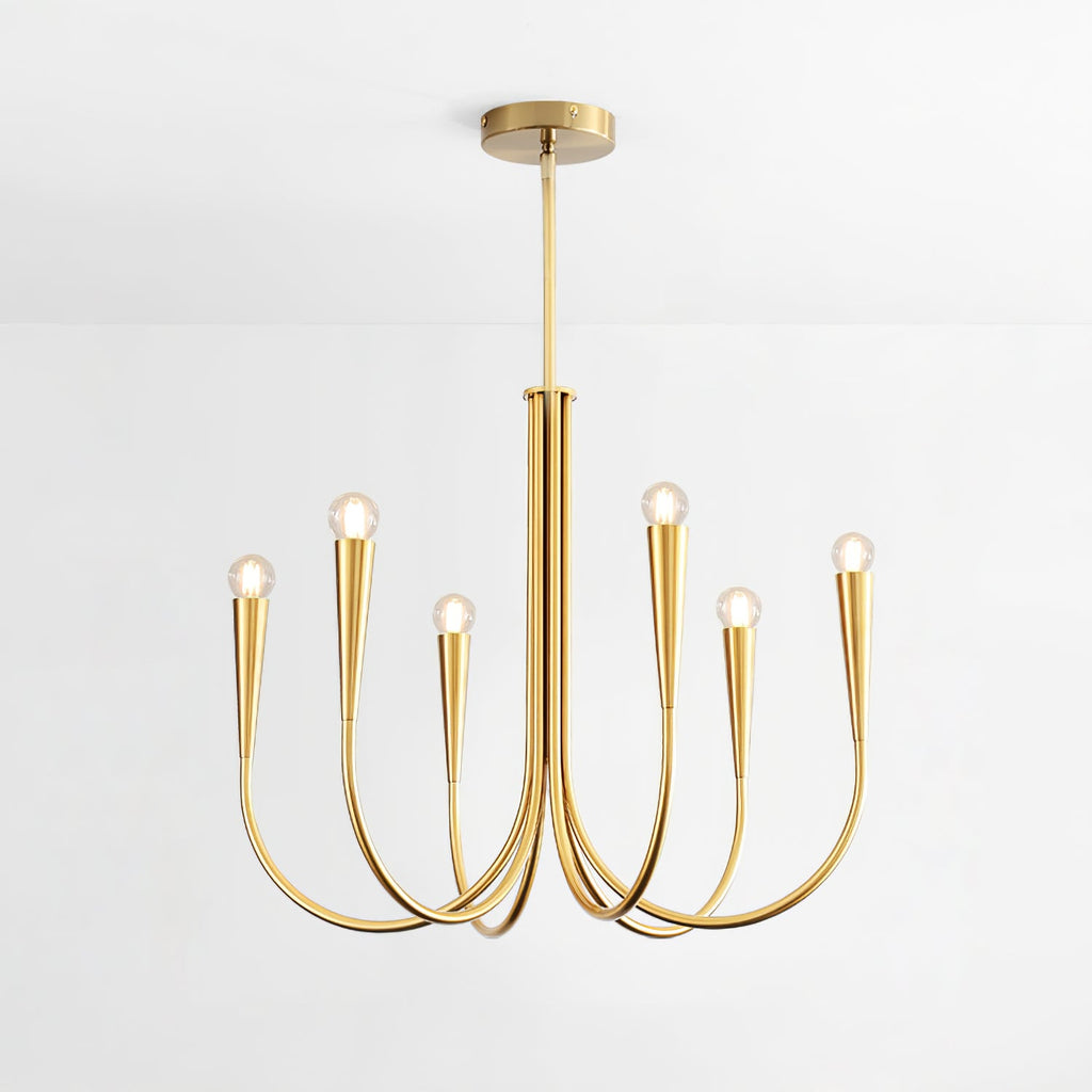 Swoop Arm Chandelier