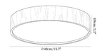 Sylva Minimalist Timber Ceiling Lamp