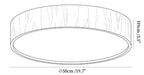 Sylva Minimalist Timber Ceiling Lamp