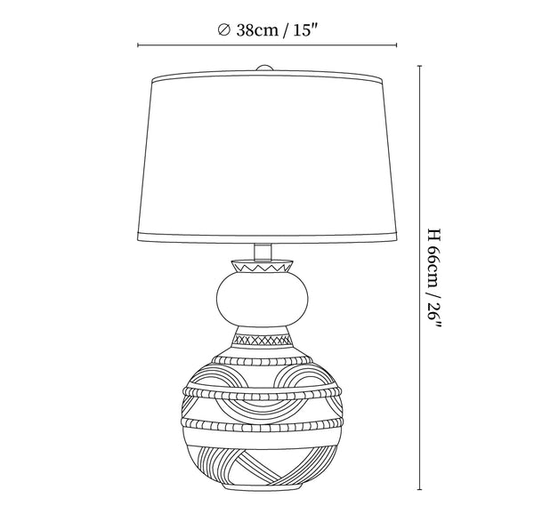 Sylvan Grace Table Lamp