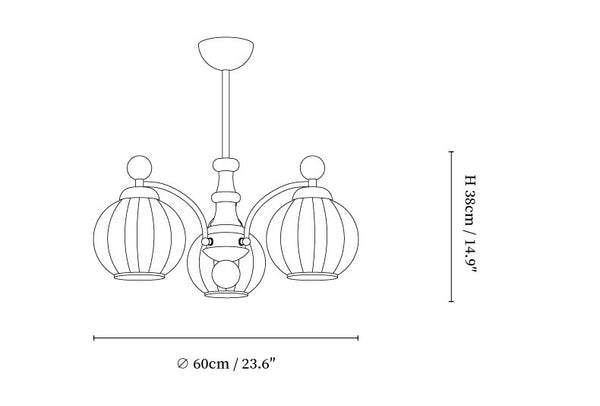 Sylvan Orb Chandelier