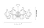 Sylvan Orb Chandelier