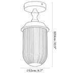 Sylvan Wood Rim Ceiling Lamp