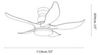 Sylvara Ceiling Fan Light
