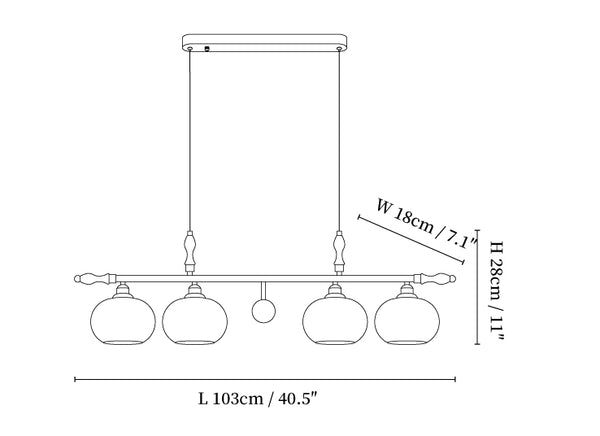 Sylvara Island Pendant Lamp
