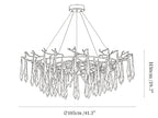 Sylvaris Crystal Branch Chandelier