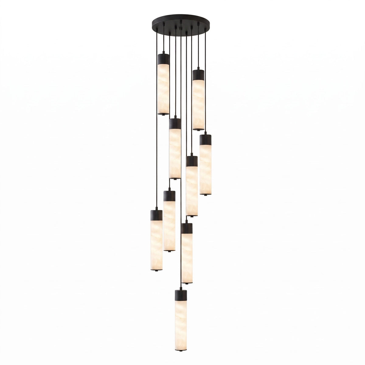 Alabaster Tala Brass Pendant Lamp